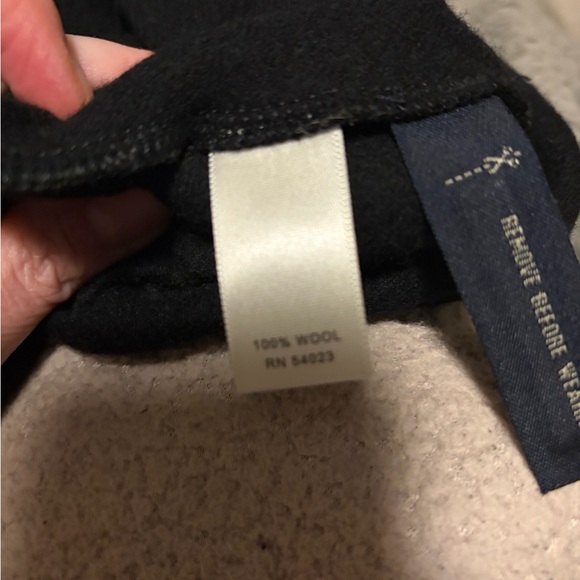 Banana Republic black wool dress sz 8 - Picture 8 of 9